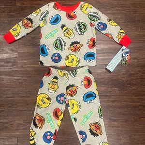Children / Toddler 2T Sesame Street Pajamas - NWT